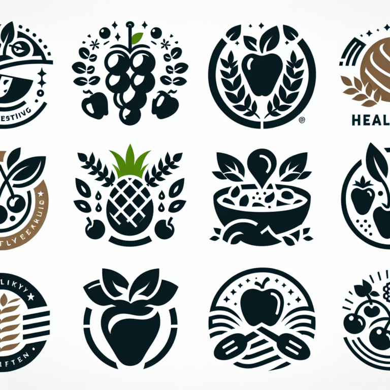 10 Inspirasi Logo Makanan Sehat yang Menarik dan Berkualitas
