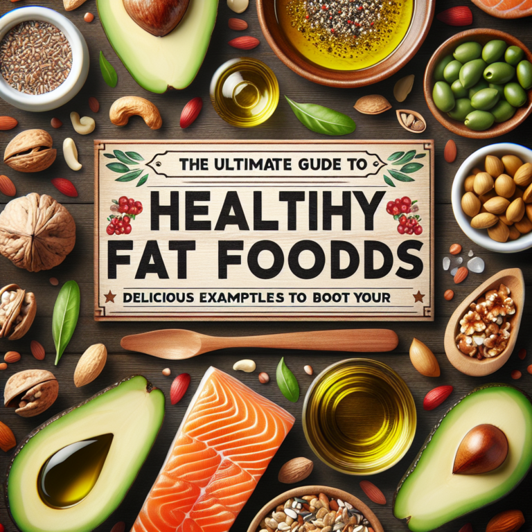 The Ultimate Guide to Healthy Fat Foods: Delicious Examples to Boost Your